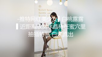 -推特网红美少女▌白桃露露 ▌近距离欣赏水晶棒在蜜穴里抽插特写 白浆流出